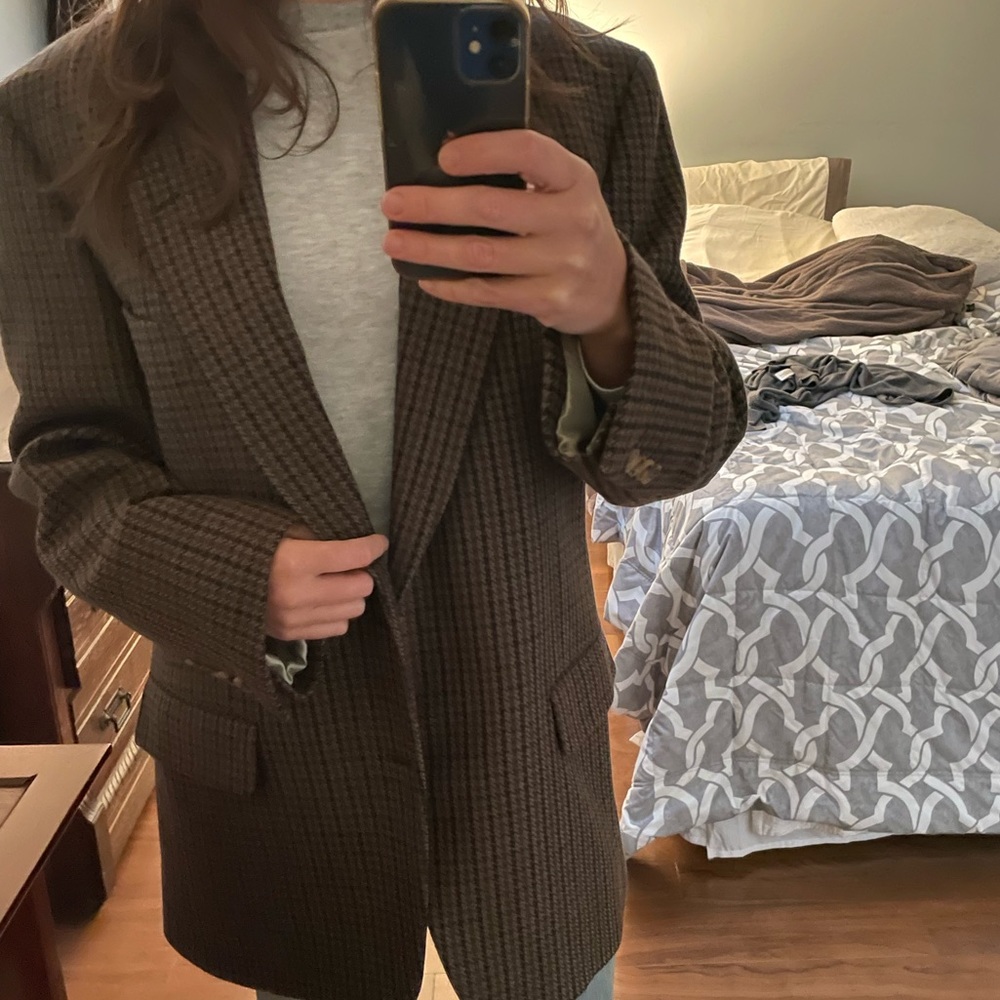 Oversize Men’s Tweed Blazer